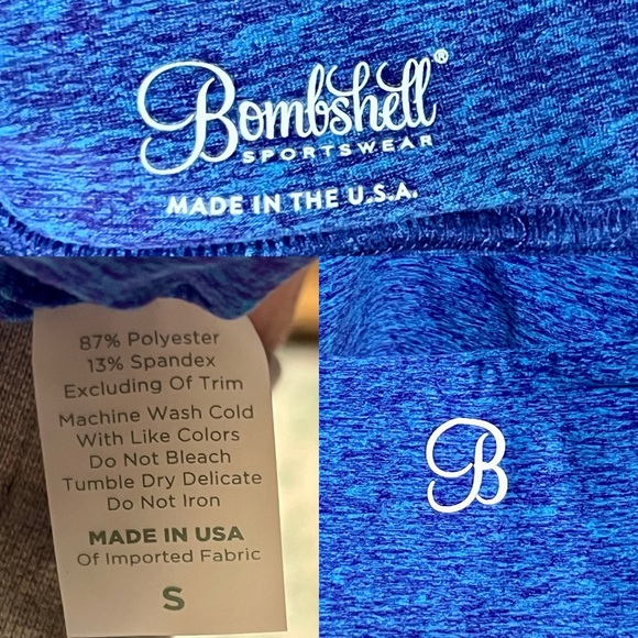 Bombshell Sportswear LONGLINE BACKLESS SPORTS BRA- LIKE NEW CONDITION - Picture 15 of 15